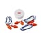 3M Tekk Protection 3M 25 dB Polyurethane Foam Earplugs Blue/Orange 3 pair 90716H3-DC - alternate 3